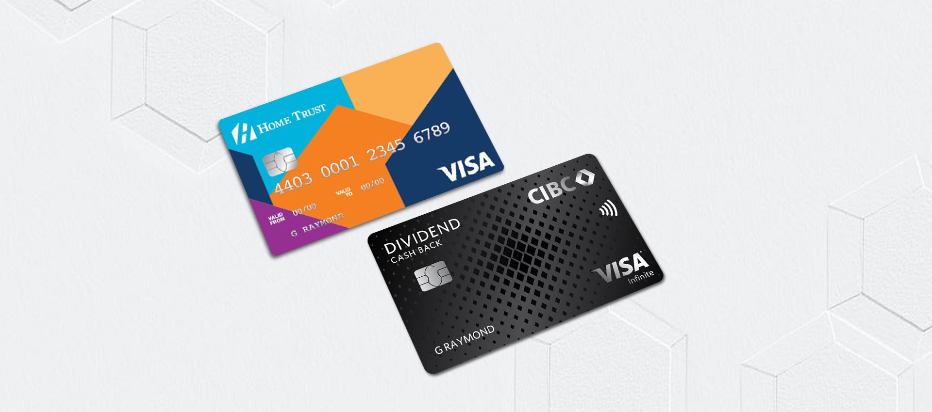 best visa credit cards including Home trust secured visa and CIBC dividend cash back visa